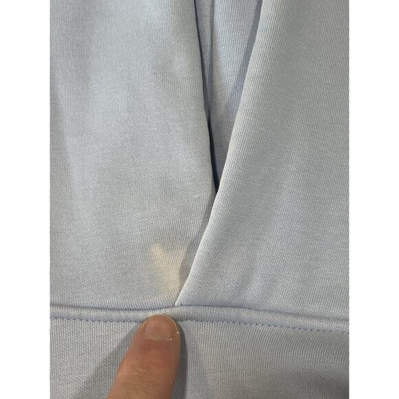 Rhinestone Sp5der Men's Pullover Hoodie Size Small Baby Blue Front Pouch - Picture 12 of 16